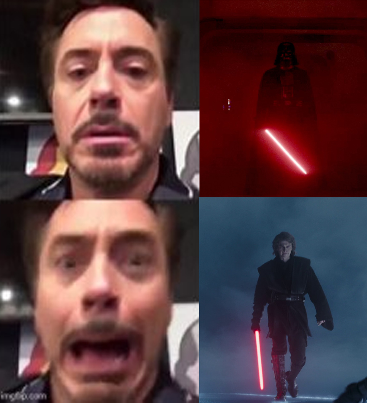 The meme is a split image of a person's face with a shocked expression, followed by a picture of Darth Vader from the Star Wars franchise. The text "I am your father" is written in a caption-like format, likely referencing the iconic line from the movie where Darth Vader reveals to Luke Skywalker that he is his father. The meme is likely poking fun at the idea of being shocked or surprised by a revelation, using the Star Wars reference to add a humorous twist.